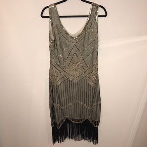 Sequin flapper dress